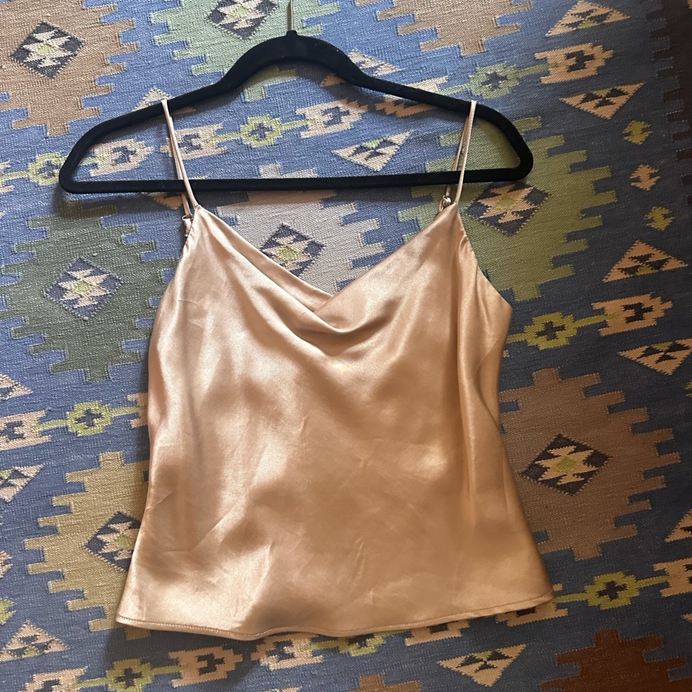zara silk top